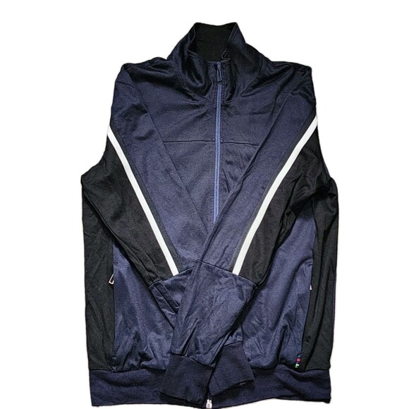 Paul Smith PS Men's Dark Navy Blue Black Full Zip Track Jacket Small - Picture 7 of 9